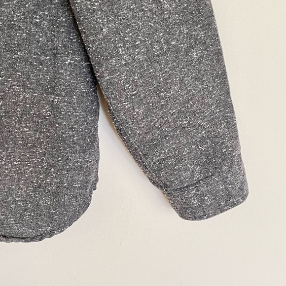 CPO Provisions Acrylic Blend Gray Button Down Shirt Men’s Medium - Picture 6 of 11